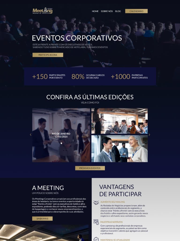 Preview de landing de campanha