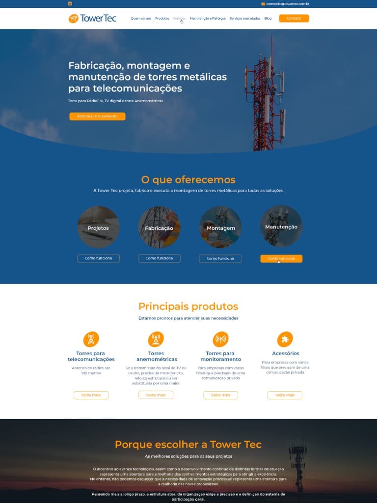 Preview de landing page
